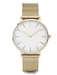 お買い得  クォーツ腕時計-クォーツ のために 女性 男性 ハンズ クォーツ スタイリッシュ 純色 ミニマリスト カジュアル クラシック シンプル ステンレス 304 ステンレス
