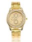 economico Orologi al quarzo-Per donna Orologi di lusso Orologio da polso Quarzo Acciaio inossidabile Argento / Oro / Oro rosa Orologio casual Fantastico Analogico Donne Con ciondoli Lusso Casual Di tendenza - Oro rosa Oro