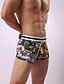 voordelige Herenslips Ondergoed-Heren Print Super Sexy Boxer shorts Grafisch 1 Stuk Grijs S M L