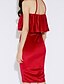 cheap Women&#039;s Dresses-Women&#039;s Casual / Daily / Club Simple Bodycon Dress - Solid Colored Backless / Layered Halter Neck / Summer / Fall
