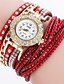 cheap Quartz Watches-Hot Fashion Women Crystal Rhinestone Bracelet Luxury Ladies Quartz Wristwatches Quartz Watch for Women Analog Quartz Luxury Casual