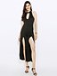 cheap Women&#039;s Jumpsuits &amp; Rompers-Women&#039;s Holiday / Club Jumpsuit - Solid Colored, Backless Wide Leg Crew Neck / Summer / Fall / Cut Out
