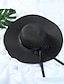 Χαμηλού Κόστους Καπέλα για Πάρτι-Γυναικεία Καπέλο Ψάθινο καπέλο Καπέλο ηλίου Αγνό Χρώμα Μονόχρωμο Καπέλο