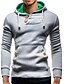 cheap Men&#039;s Hoodies &amp; Sweatshirts-Men&#039;s Long Sleeve Hoodie - Color Block Patchwork Hooded Navy Blue L / Spring / Fall
