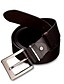 cheap Men&#039;s Belt-Men&#039;s Belt Leather Black Wine Light Brown Buckle
