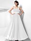 cheap Special Occasion Dresses-Sheath / Column Open Back Dress Prom Floor Length Sleeveless Halter Neck Chiffon with Criss Cross Beading 2022