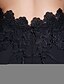abordables Robes d&#039;Occasions Spéciales-Trompette / Sirène Col en V Longueur Cheville Jersey Fête scolaire / Soirée Formel Robe avec Dentelle par TS Couture®