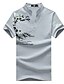 cheap Men&#039;s Polos-Men&#039;s Plus Size Cotton Polo Print / Please choose one size larger according to your normal size. / Short Sleeve