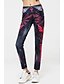 preiswerte Leggings-Damen Bedruckt / Sportlich Legging - Mehrfarbig, Druck Mittlere Taillenlinie