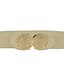 olcso Belter til kvinner-Women&#039;s Dress Belt Alloy Skinny Belt - Solid Colored Fashion / PU / Rayon