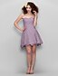 cheap Special Occasion Dresses-A-Line Dress Homecoming Cocktail Party Short / Mini Sleeveless Sweetheart Lace with Lace 2023