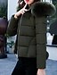 ieftine Geci și jachete cu puf pentru femei-Pentru femei Ieșire Casual / Șic Stradă Căptușit - Mată