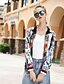 cheap Women&#039;s Blazers &amp; Jackets-BLUEOXY Women&#039;s Street chic Jacket Print