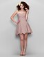 cheap Special Occasion Dresses-A-Line Dress Homecoming Cocktail Party Short / Mini Sleeveless Sweetheart Lace with Lace 2023