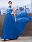 cheap Special Occasion Dresses-A-Line Beautiful Back Dress Holiday Cocktail Party Floor Length Sleeveless High Neck Chiffon with Appliques 2024