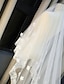 baratos Véus de Noiva-Uma Camada Borda com aplicação de Renda Véus de Noiva Véu Catedral Com Estilo Floral Disperso Renda / Tule / Clássico