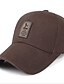 cheap Men&#039;s Accessories-Men&#039;s Street chic Oxford cloth Baseball Cap-Solid Colored Black Light Brown Red