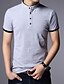 cheap Men&#039;s Casual T-shirts-Men&#039;s Solid Colored T-shirt - Cotton Daily Stand Wine / White / Black / Navy Blue / Gray / Short Sleeve