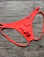 cheap Men&#039;s Exotic Underwear-Men&#039;s G-string Underwear Underwear Solid Colored Nylon Spandex Low Waist Erotic Orange S M L
