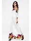 cheap Women&#039;s Dresses-Women&#039;s Vintage A Line Dress - Floral, Print Maxi