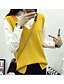 cheap Women&#039;s Sweaters-Women&#039;s Daily / Going out Solid Colored Sleeveless Regular Vest, V Neck Fall Wool Black / Yellow One-Size