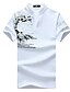 cheap Men&#039;s Polos-Men&#039;s Plus Size Cotton Polo Print / Please choose one size larger according to your normal size. / Short Sleeve