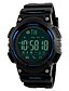 cheap Sport Watches-SKMEI Men&#039;s Sport Watch / Smartwatch / Wrist Watch Japanese Alarm / Calendar / date / day / Chronograph PU Band Fashion / Unique Creative Watch Black / Water Resistant / Water Proof / Stopwatch / LED