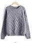 cheap Women&#039;s Sweaters-Women&#039;s Long Sleeves Cotton Pullover - Solid Colored Peter Pan Collar