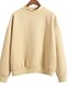 preiswerte Kapuzenpullover &amp; Sweatshirts für Damen-Damen Street Schick Schlank Pullover Solide / Herbst