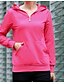 preiswerte Kapuzenpullover &amp; Sweatshirts für Damen-Damen Kapuzenshirt Solide Baumwolle / Herbst / Sportlicher Look