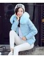 cheap Women&#039;s Puffer&amp;Parka-Women&#039;s Going out Active Solid Colored Short Puffer Jacket, Cotton / Acrylic / Others Long Sleeve Black / Blushing Pink / Blue M / L / XL