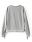 abordables Sweatshirt &amp; Sweats à capuche Femme-Femme Sweatshirt Couleur Pleine Coton / Printemps / Automne