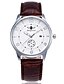 preiswerte Klassische Uhren-Herrn Einzigartige kreative Uhr Armbanduhr Kleideruhr Modeuhr Armbanduhren für den Alltag Chinesisch Quartz Kalender Leder Band Charme