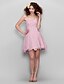 cheap Special Occasion Dresses-A-Line Dress Homecoming Cocktail Party Short / Mini Sleeveless Sweetheart Lace with Lace 2023