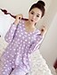 cheap Pajamas &amp; Loungewear-Women&#039;s Pajamas Medium Cotton Blue Blushing Pink Gray Purple Fuchsia