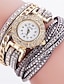 cheap Quartz Watches-Hot Fashion Women Crystal Rhinestone Bracelet Luxury Ladies Quartz Wristwatches Quartz Watch for Women Analog Quartz Luxury Casual