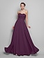 cheap Evening Dresses-Ball Gown Open Back Dress Prom Formal Evening Floor Length Sleeveless Sweetheart Chiffon with Criss Cross Beading Sequin 2023