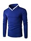 preiswerte Herren-Hoodies und -Sweatshirts-Herrn Langarm Ständer Pullover Solide