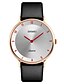 cheap Dress Classic Watches-SKMEI Men&#039;s Wrist Watch Quartz Luxury Water Resistant / Waterproof Calendar / date / day Cool Analog Silver / Gray Red Blue / Leather / Japanese