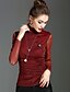 cheap Women&#039;s Blouses &amp; Shirts-Women&#039;s Holiday / Going out Vintage / Street chic T-shirt - Solid Colored Turtleneck