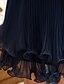 preiswerte Kleider für besondere Anlässe-Eng anliegend Stehkragen Knie-Länge Chiffon / Stretch - Satin Cocktailparty Kleid mit Blume durch TS Couture®