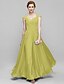 Χαμηλού Κόστους Φορέματα για τη Μητέρα της Νύφης-Γραμμή Α Φόρεμα Μητέρας της Νύφης Αντιλαμβάνομαι Βασίλισσα Άννα Μέχρι τον αστράγαλο Τούλι Δαντέλα πάνω από σαρμέζ Κοντομάνικο με Διακοσμητικά Επιράμματα 2021