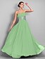 cheap Evening Dresses-Sheath / Column Sparkle &amp; Shine Dress Prom Formal Evening Floor Length Sleeveless Sweetheart Chiffon Backless with Sequin 2023