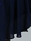 abordables Tenues de patinage artistique-Robe de Patinage Artistique Femme Fille Patinage Robes Tenue Bleu Marine Bleu Maille Spandex Elastique Utilisation Entraînement Professionnel Tenue de Patinage Conception anatomique Séchage rapide