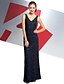cheap Evening Dresses-Mermaid / Trumpet Minimalist Beaded &amp; Sequin Prom Formal Evening Dress V Neck Sleeveless Ankle Length All Over Lace with Lace 2021