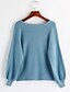 cheap Women&#039;s Tops-Women&#039;s Casual Puff Sleeve Cardigan - Solid Colored, Classic Style / Butterly Style V Neck