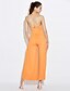 cheap Women&#039;s Jumpsuits &amp; Rompers-Women&#039;s Holiday / Club Jumpsuit - Solid Colored, Backless Wide Leg Crew Neck / Summer / Fall / Cut Out