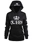 cheap Women&#039;s Hoodies &amp; Sweatshirts-Women&#039;s Daily Casual Hoodie Solid Print Letter Hooded Micro-elastic Cotton Polyester Long Sleeve Fall