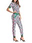 cheap Women&#039;s Two Piece Sets-Women&#039;s Sports / Going out Casual / Street chic T-shirt - Geometric, Print Pant / Spring / Fall