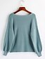 cheap Women&#039;s Tops-Women&#039;s Casual Puff Sleeve Cardigan - Solid Colored, Classic Style / Butterly Style V Neck